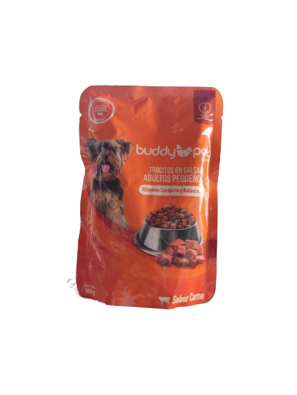 SACHET BUDDY PET PERRO RAZA PEQUEÑA CARNE