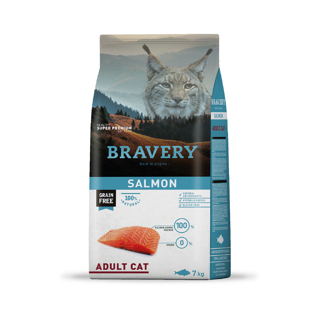BRAVERY GATO ADULTO SALMÓN