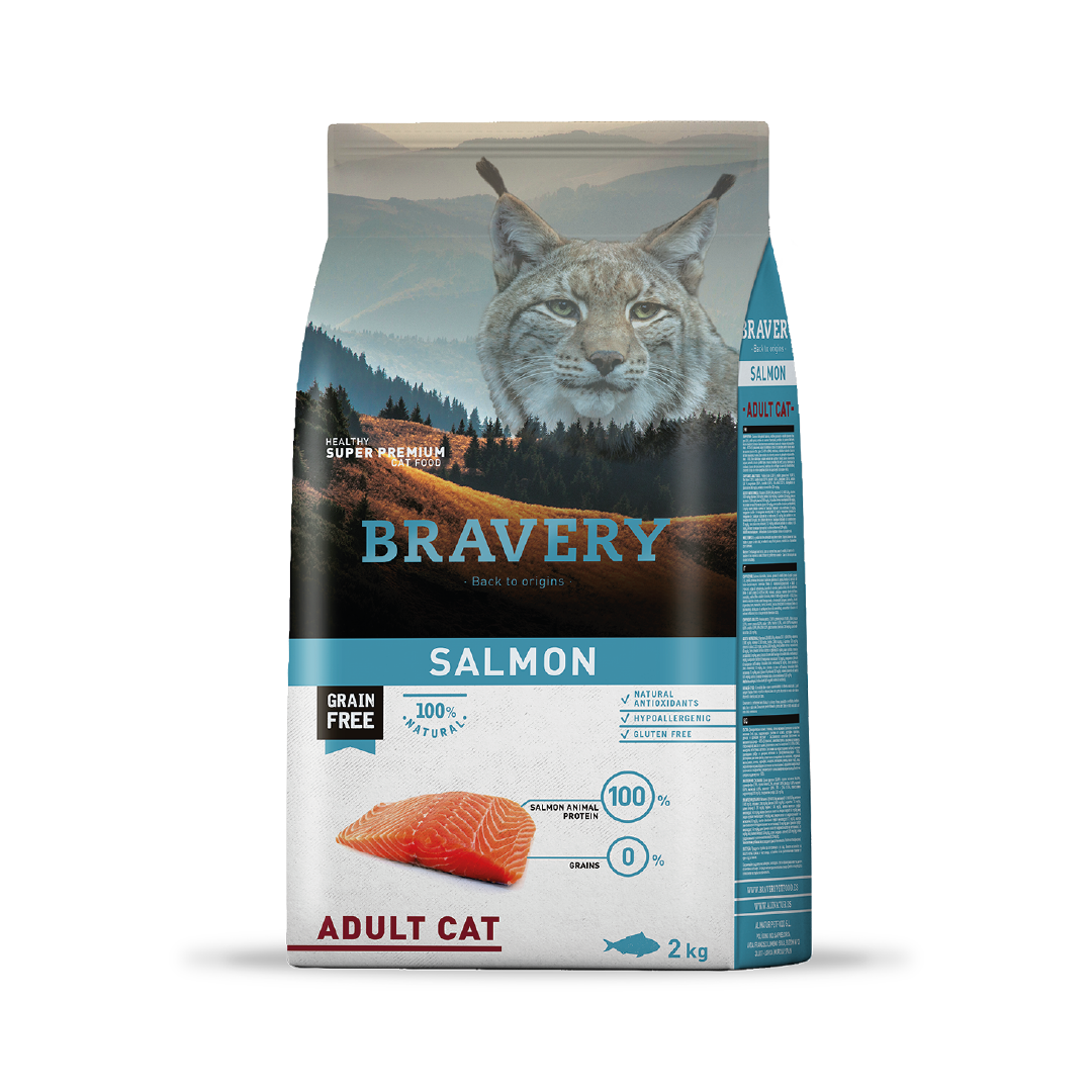 BRAVERY GATO ADULTO SALMÓN
