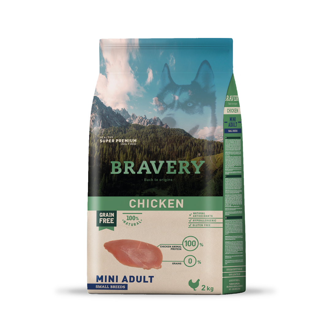 BRAVERY PERRO ADULTO RAZAS PEQUEÑAS POLLO