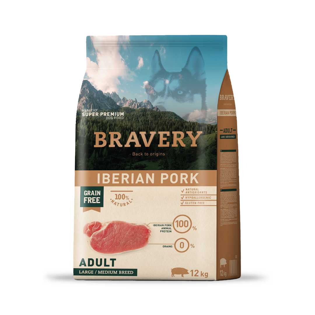 BRAVERY PERRO ADULTO RAZAS MEDIANAS Y GRANDES