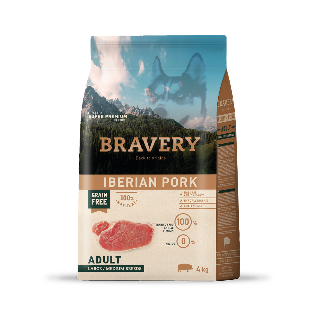 BRAVERY PERRO ADULTO RAZAS MEDIANAS Y GRANDES