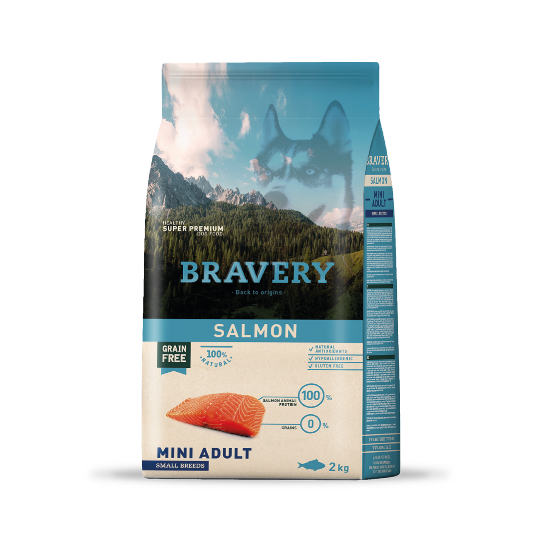 BRAVERY PERRO ADULTO RAZAS PEQUEÑAS SALMON