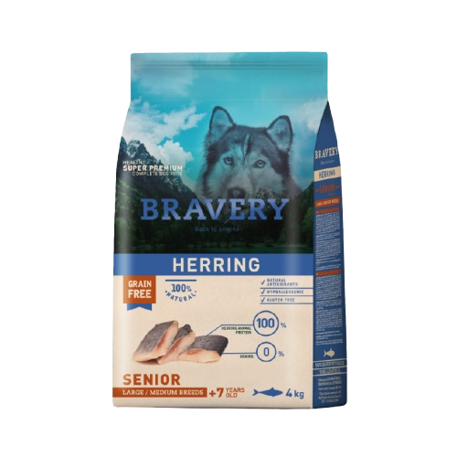 BRAVERY PERRO SENIOR RAZAS MEDIANAS Y GRANDES