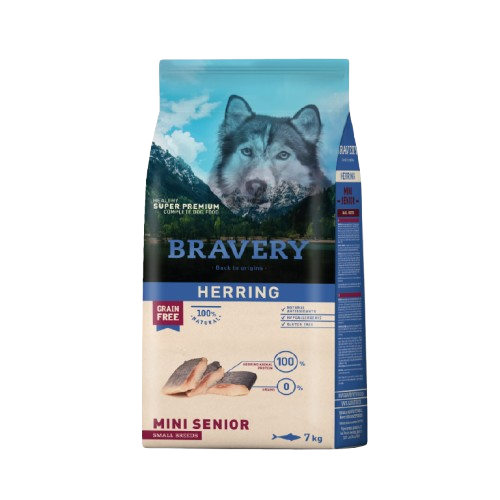 BRAVERY PERRO SENIOR RAZAS PEQUEÑAS HERRING